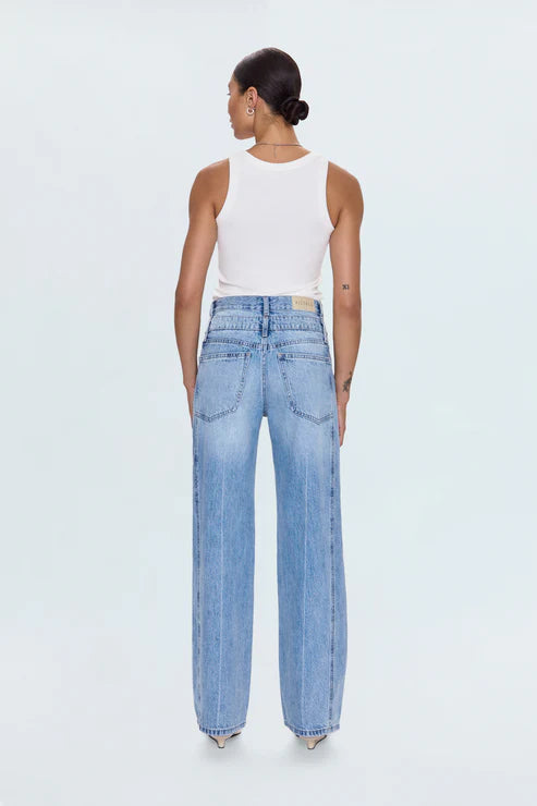Pistola Caleb High Rise Stacked Waist Jean - Era