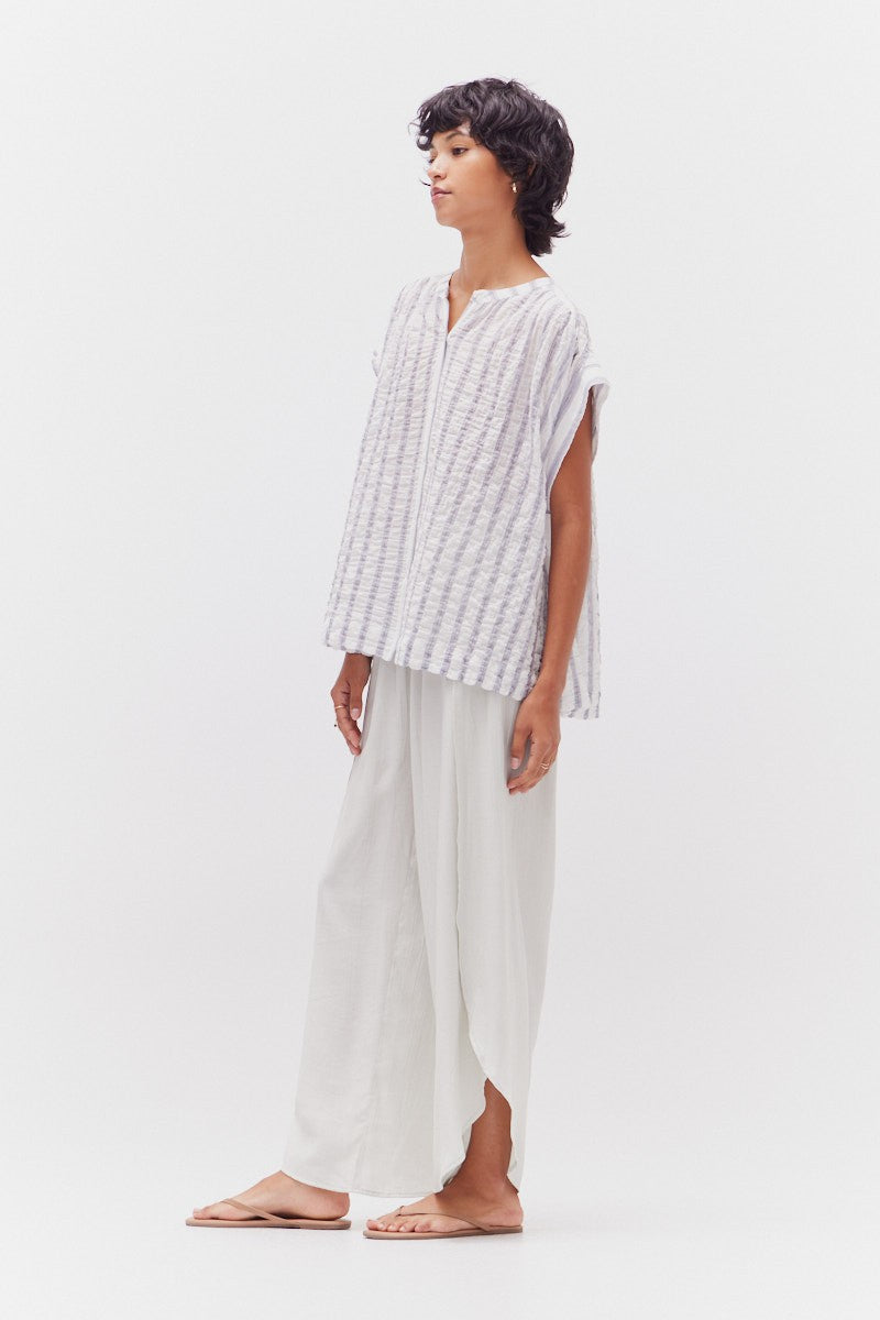 Gauze Summer Stripe Top