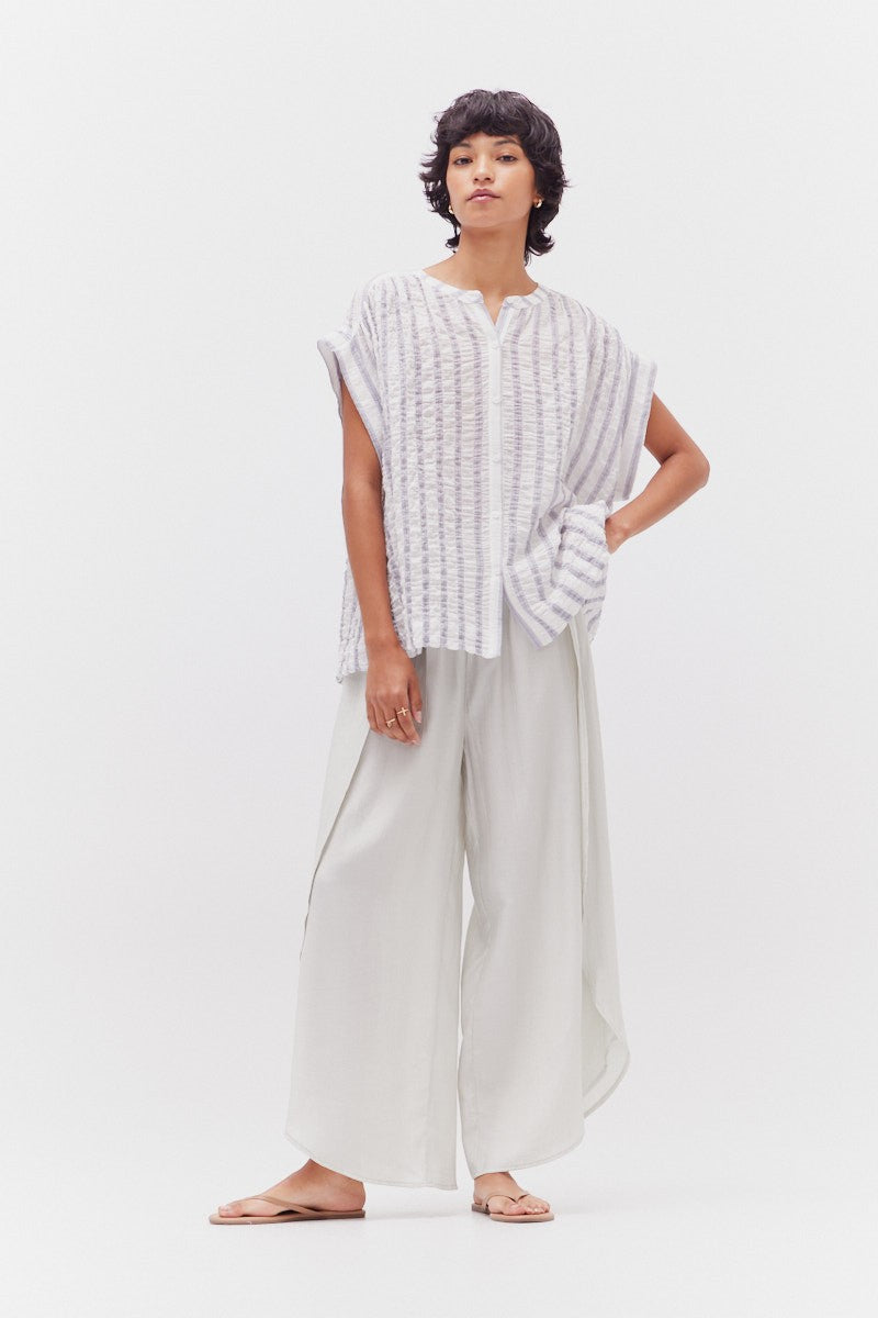 Gauze Summer Stripe Top