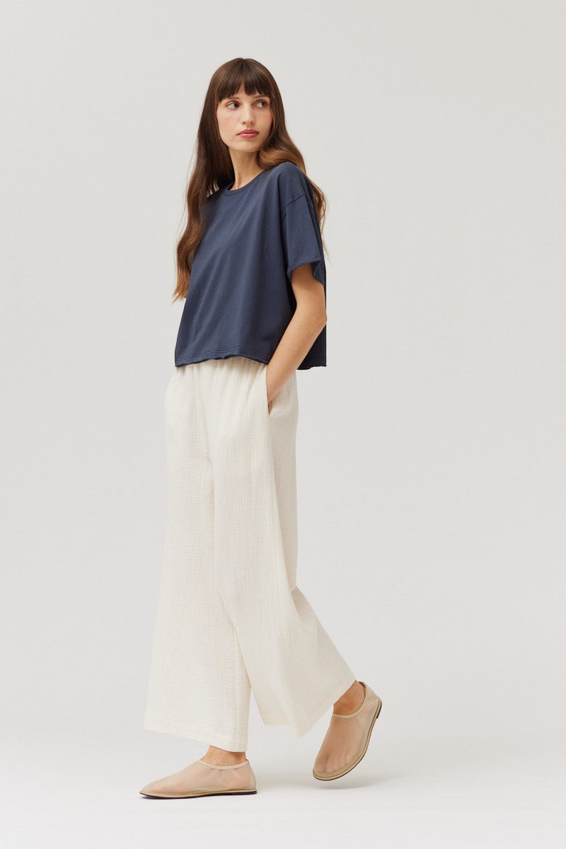 Ink Oversized Soft Jersey Top