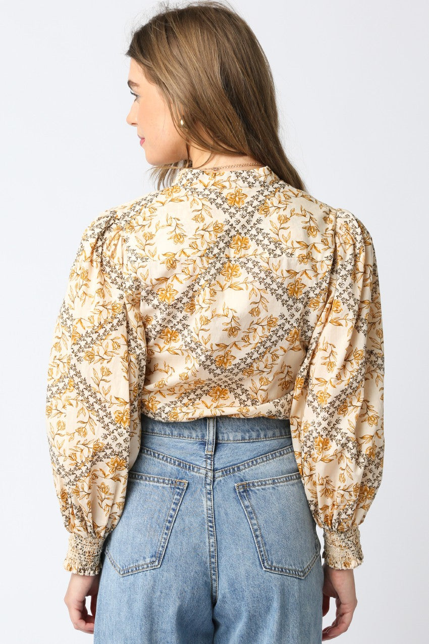 Venessa Balloon Sleeve Top