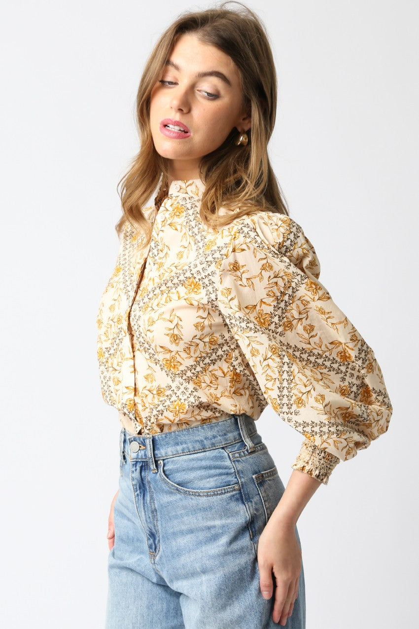 Venessa Balloon Sleeve Top