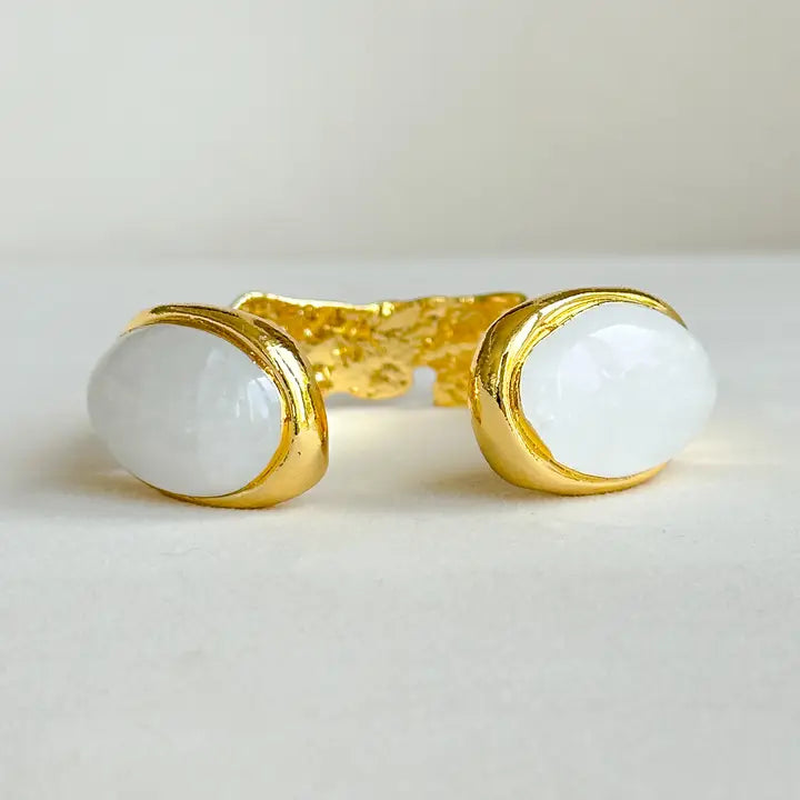 Mist Cuff Bracelet - Medium Pearl