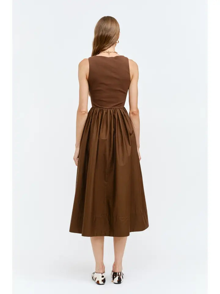 Lyon Brown Dress
