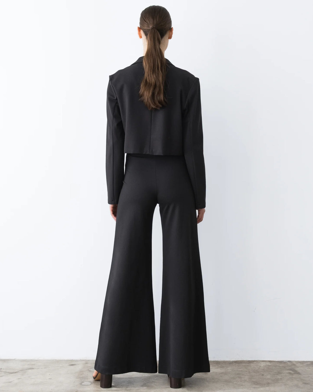 Ponte Knit Boxy Blazer