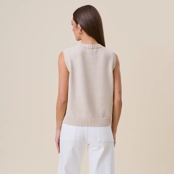 Bow Dog Sweater Vest