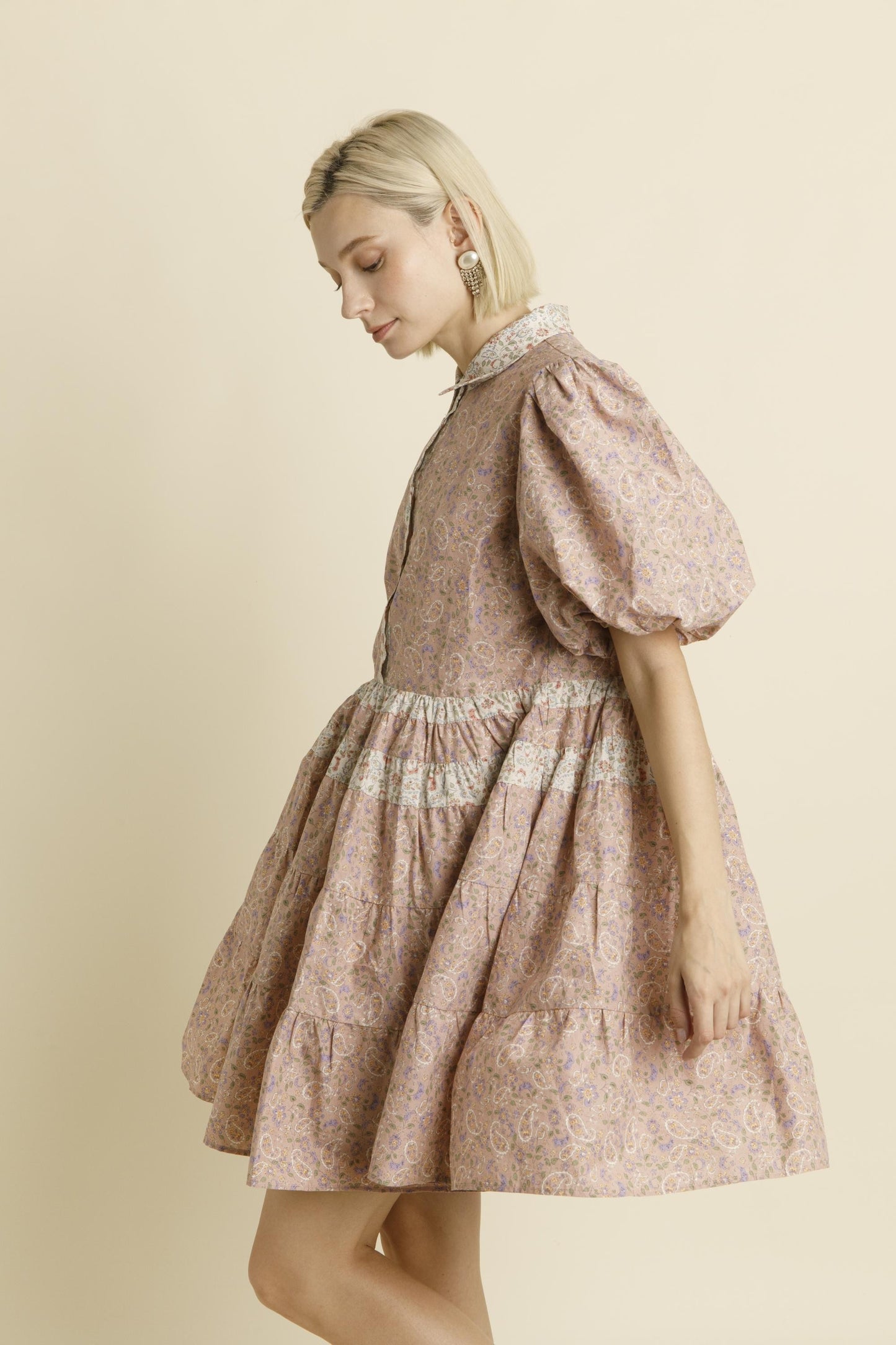 Blush Harmony Midi Dress