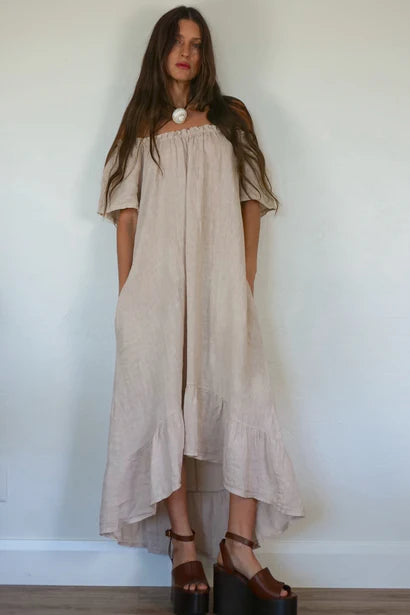 Florence Dress- Beige