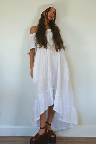 Florence Dress- White
