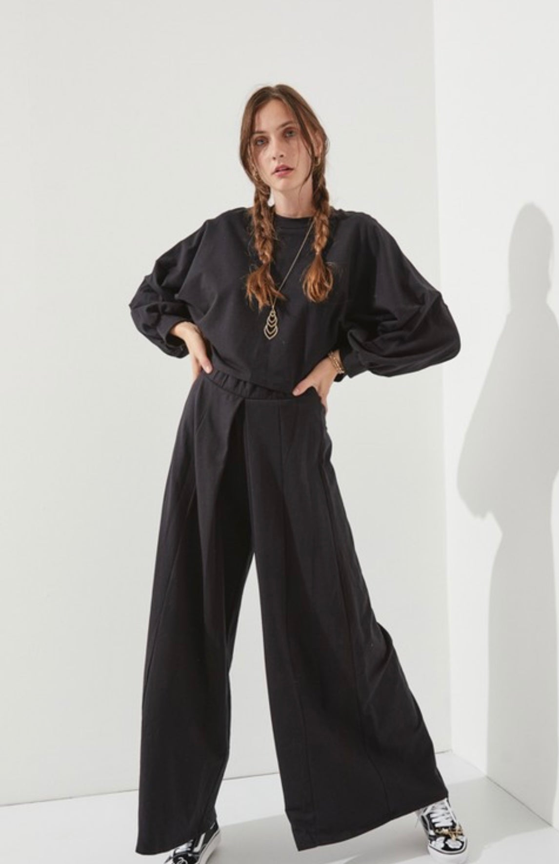 Terry Wide Leg Set
