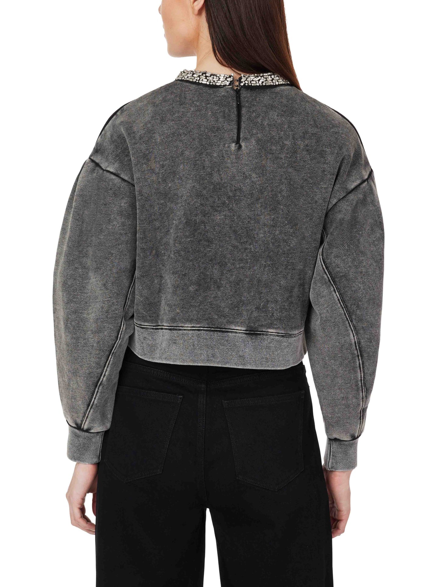 Embellished Crewneck Sweatshirt