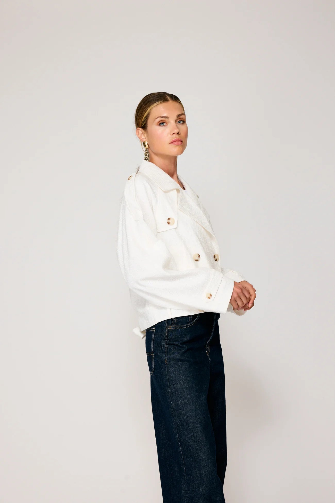 Bendetta Crop Trench Jacket