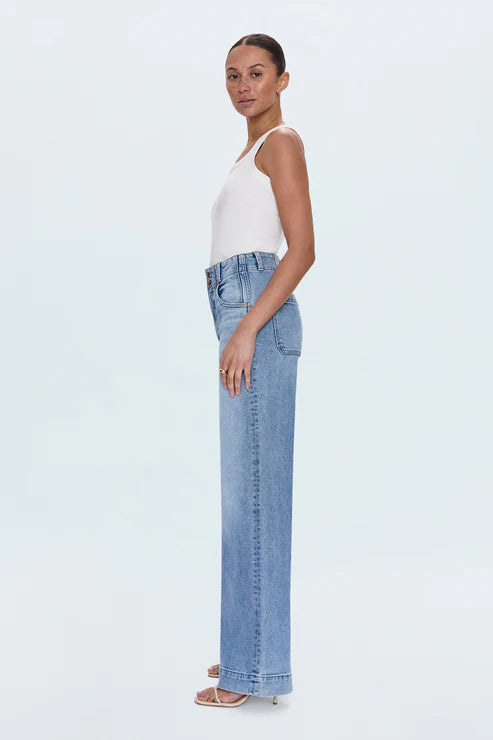 Pistola Lana High Rise Ultra Wide Leg - Terrace
