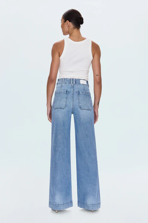 Pistola Lana High Rise Ultra Wide Leg - Terrace