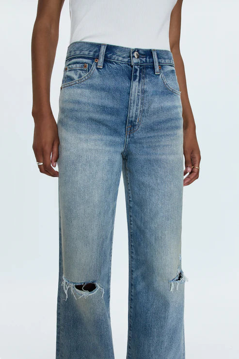 Hendrix High Rise Baggy Jean - Apprentice Distressed