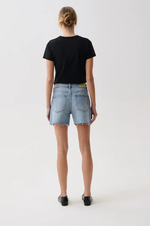 Kennedy Relaxed Mid Rise Cut Off Short - Normandy Vint