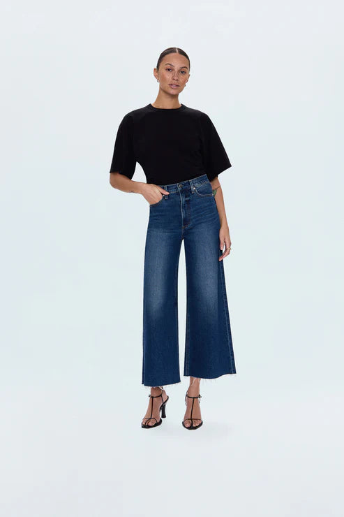 Pistola Lana High Rise Ultra Wide Leg Crop - Broadway