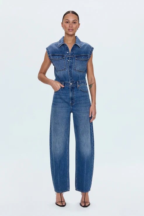 Pistola Ace Sleeveless Barrel Leg Jumpsuit - Fairview