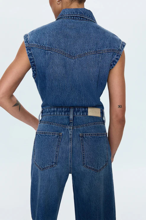 Pistola Ace Sleeveless Barrel Leg Jumpsuit - Fairview