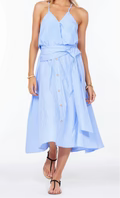 Summer Poplin Bubble Top - Stripe