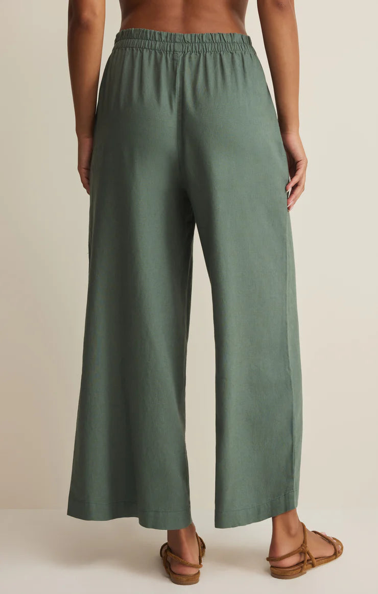 Scout Linen Pant- Everglade