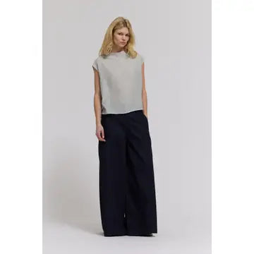 Mock Neck Loose Fit Top