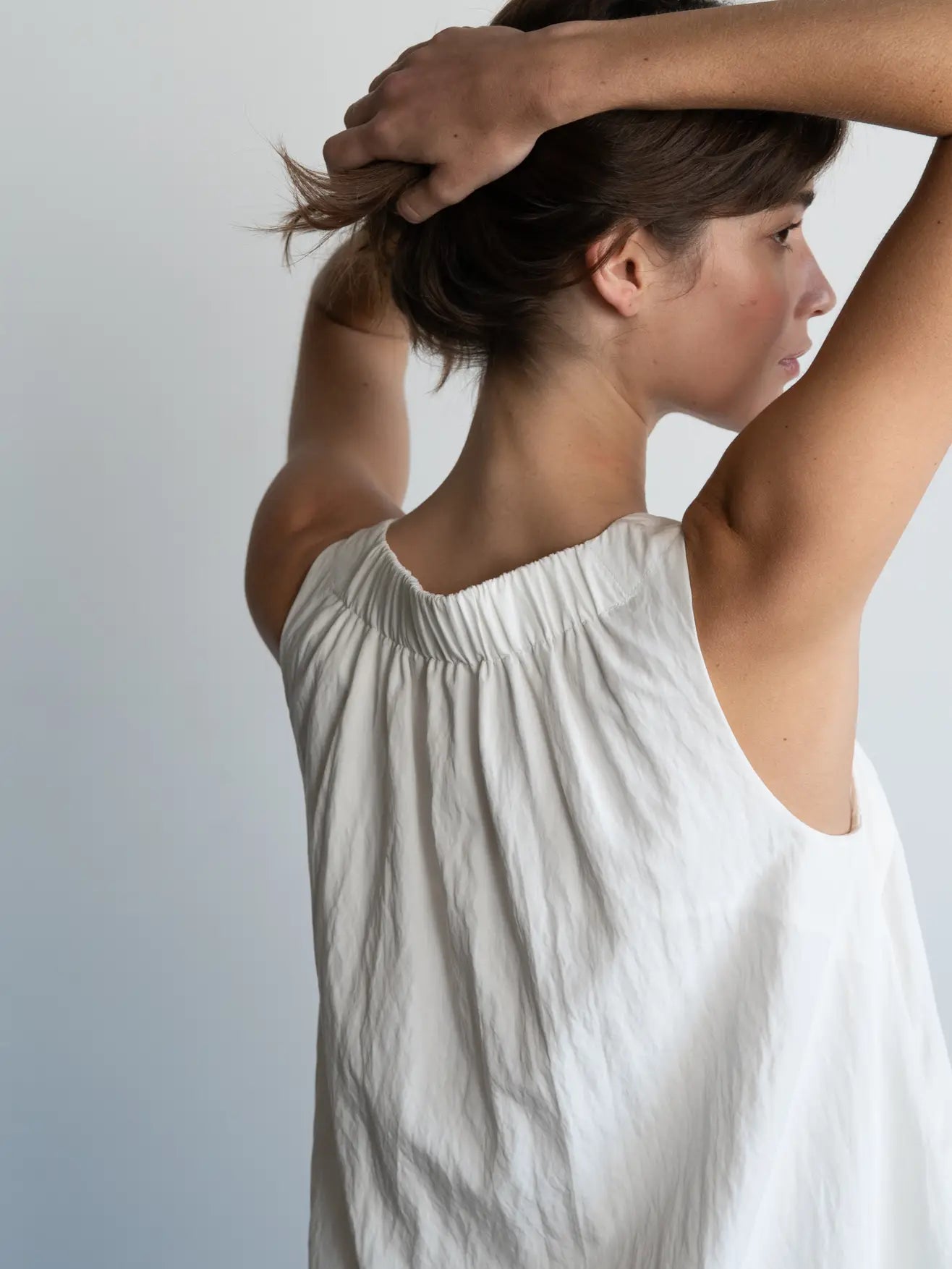 White Simplicity A-Line Mini Dress