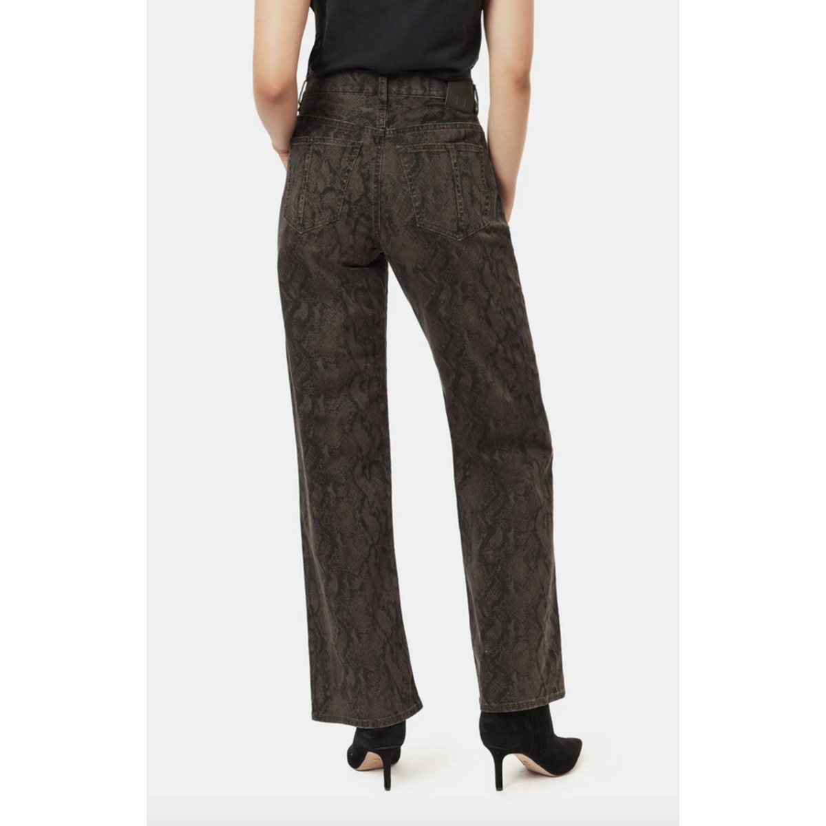 Blaine Animal High Rise Straight Jean
