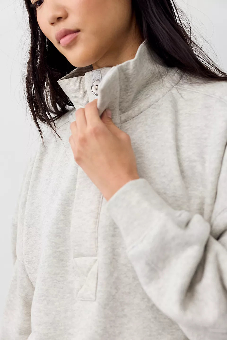Timeless Pullover - Heather Grey