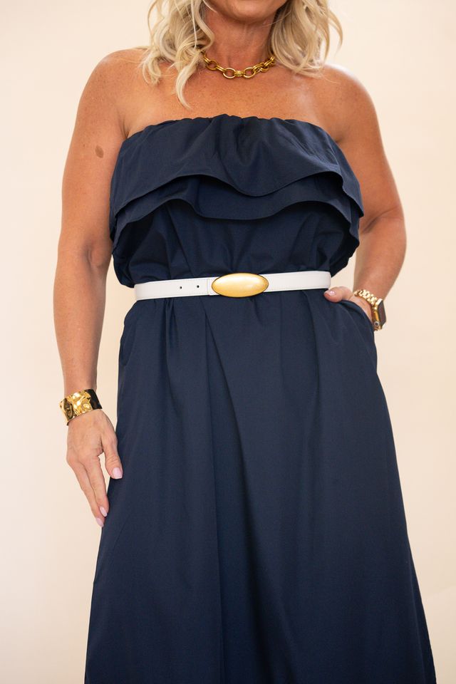 Como Strapless Dress