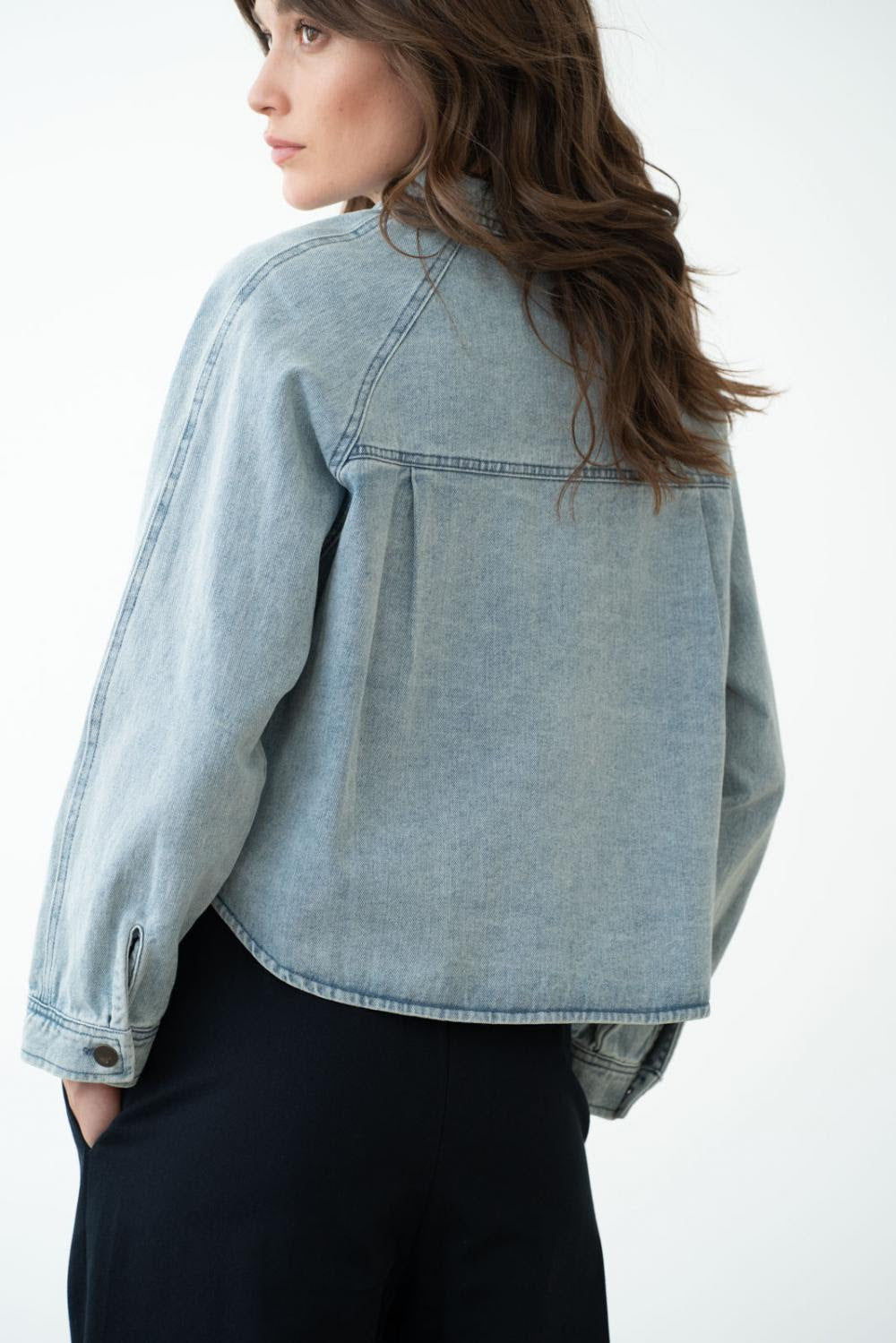 Perfect Button Denim Jacket