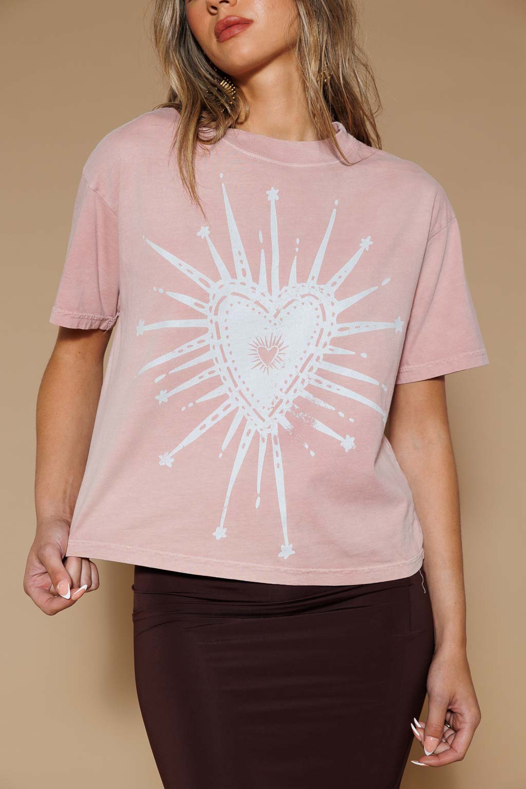 Starburst Wide Crop Tee