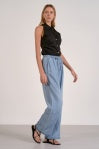 Chambray Pull On Pants