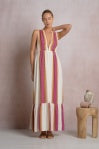 Halter Maxi w/Ruffle Bottom