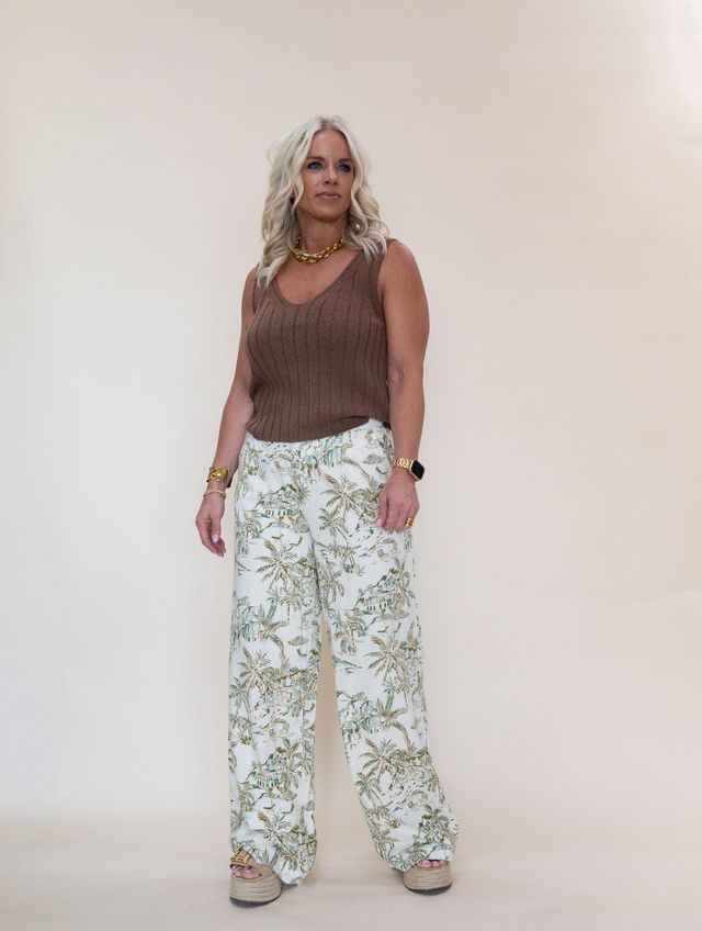 Overlook Tiki Tide Linen Pant