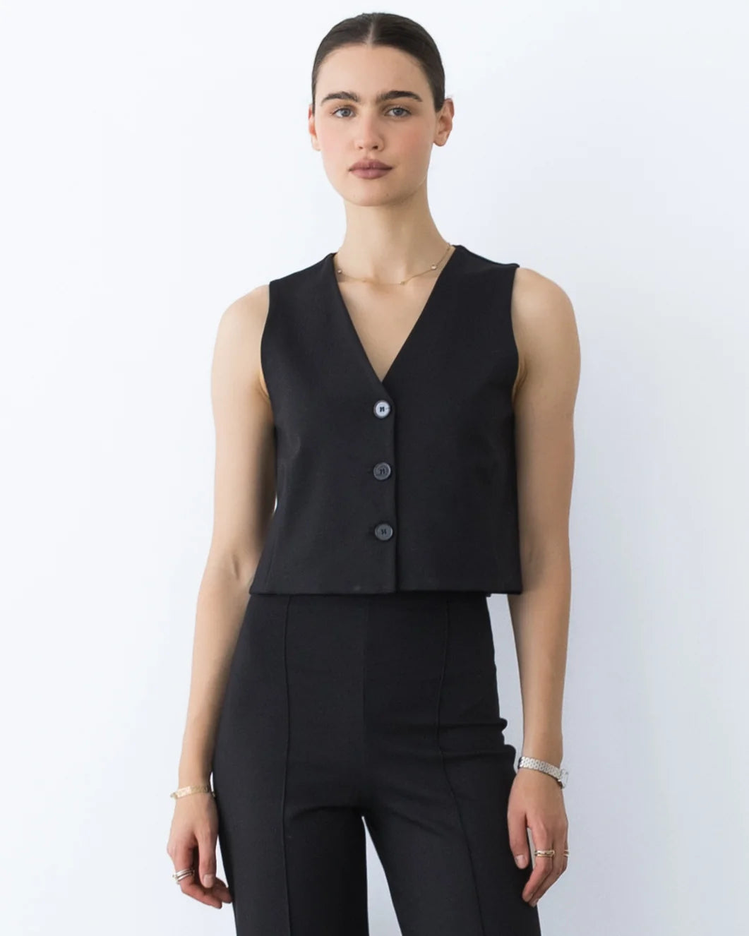 Ponte Knit Vest
