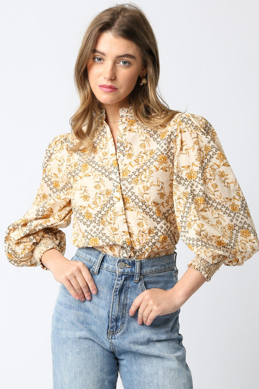Venessa Balloon Sleeve Top