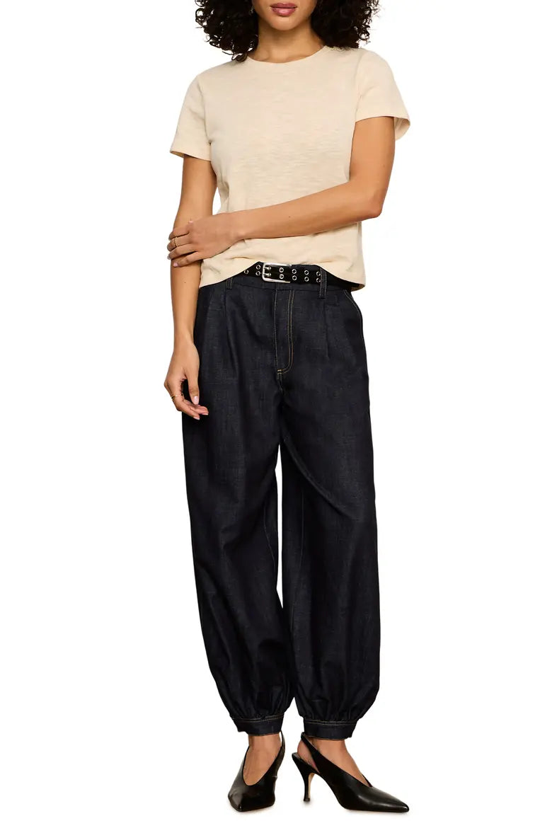 Balloon Denim Trouser - Slow Motion
