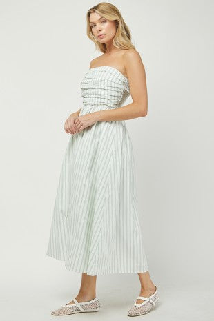 Evergreen Stroll Midi Dress