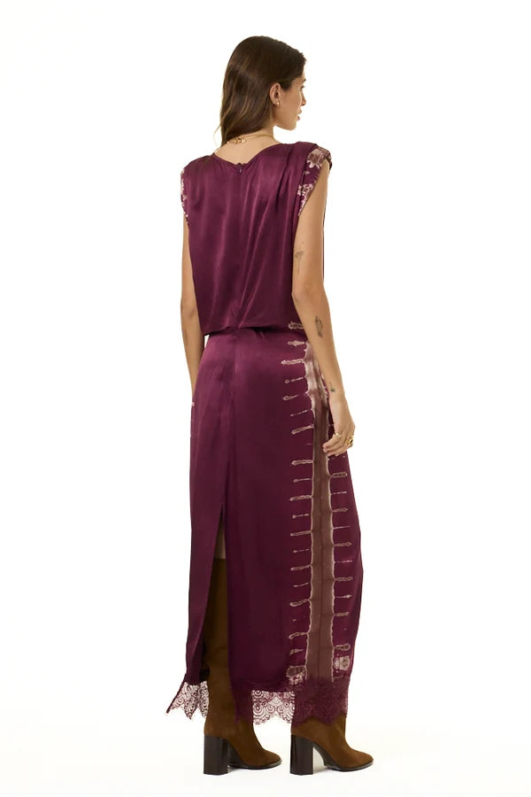 Dentelle Dress - Cherry Lacquer