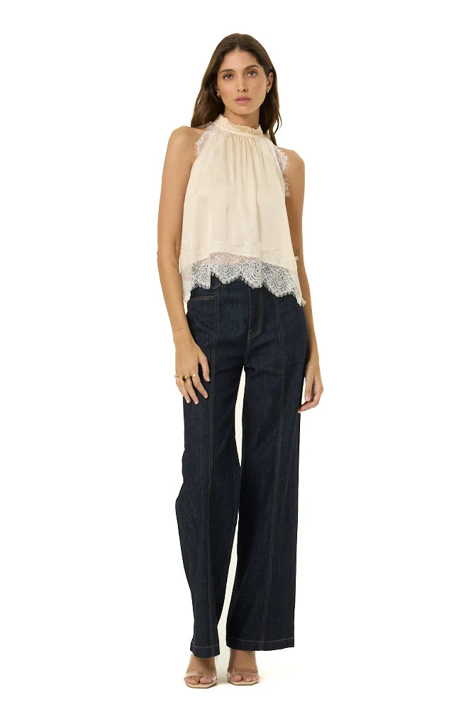 Celest Lace Top - Chalk