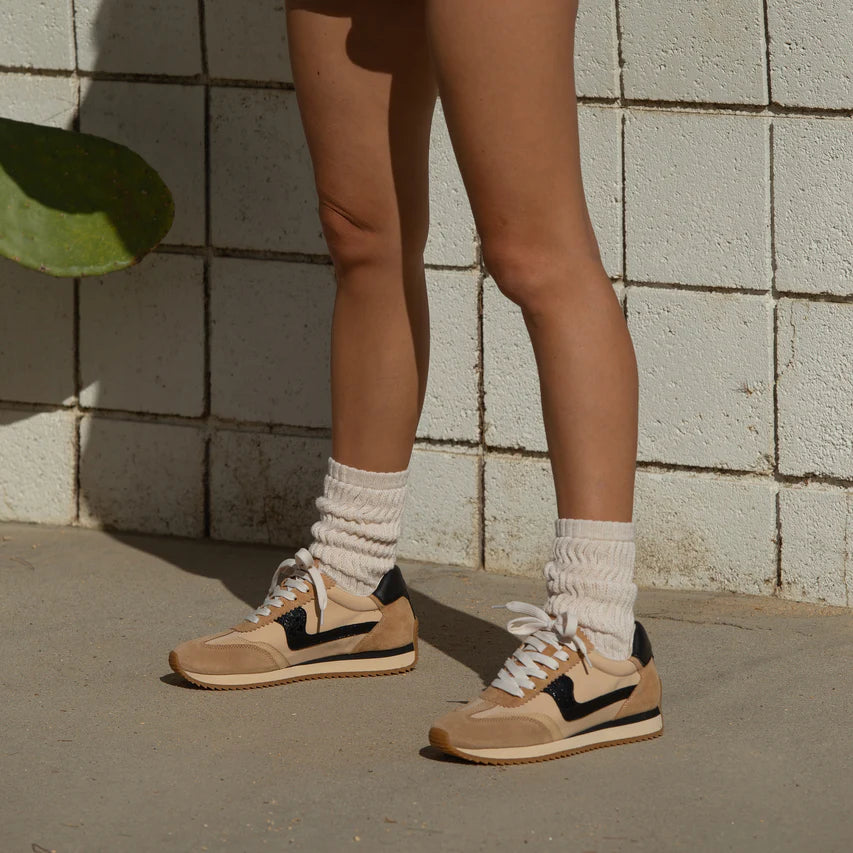 B.ntcd Tan Multi Nylon Sneaker