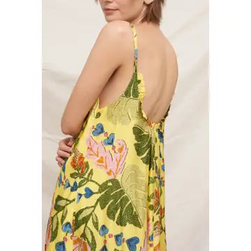 Yellow Cami Maxi Dress