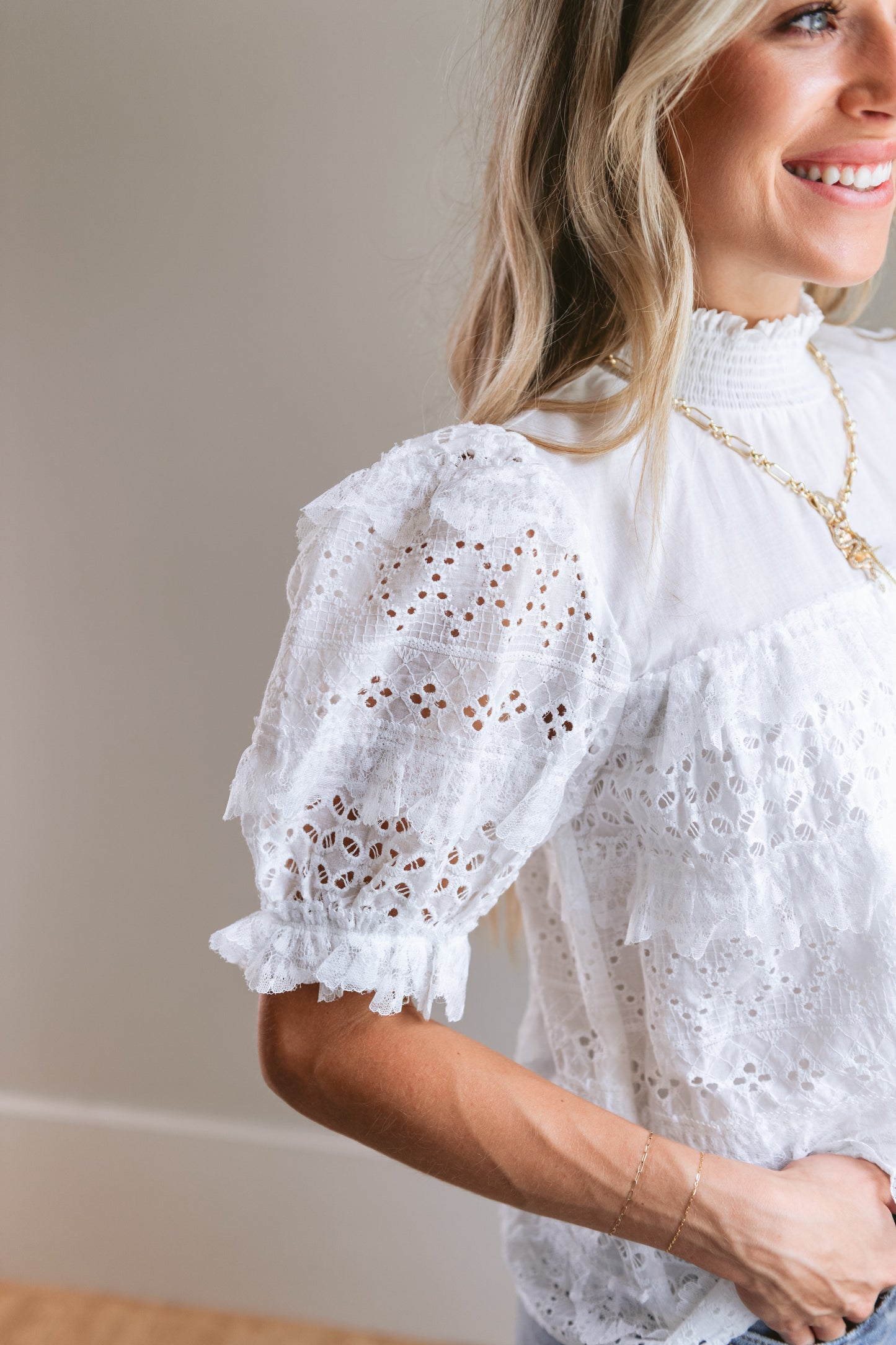 Lace Baby Doll Top