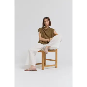 Mock Neck Loose Fit Top