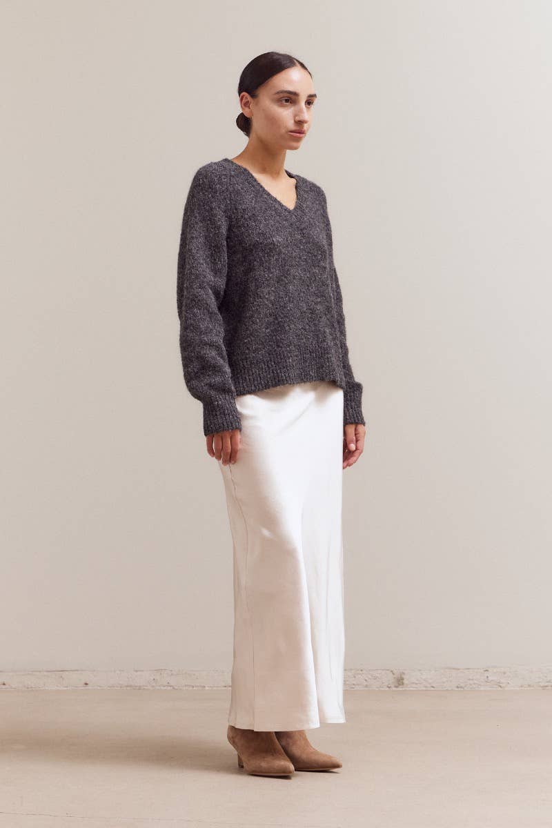 Mermaid Fit Satin Skirt