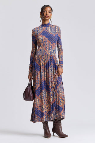 Drop-Waist Jersey Maxi Dress