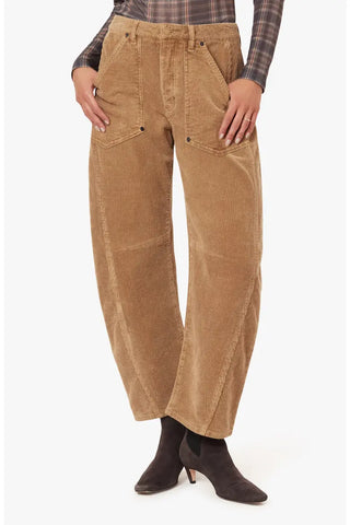 Harper Corduroy Cropped Barrel