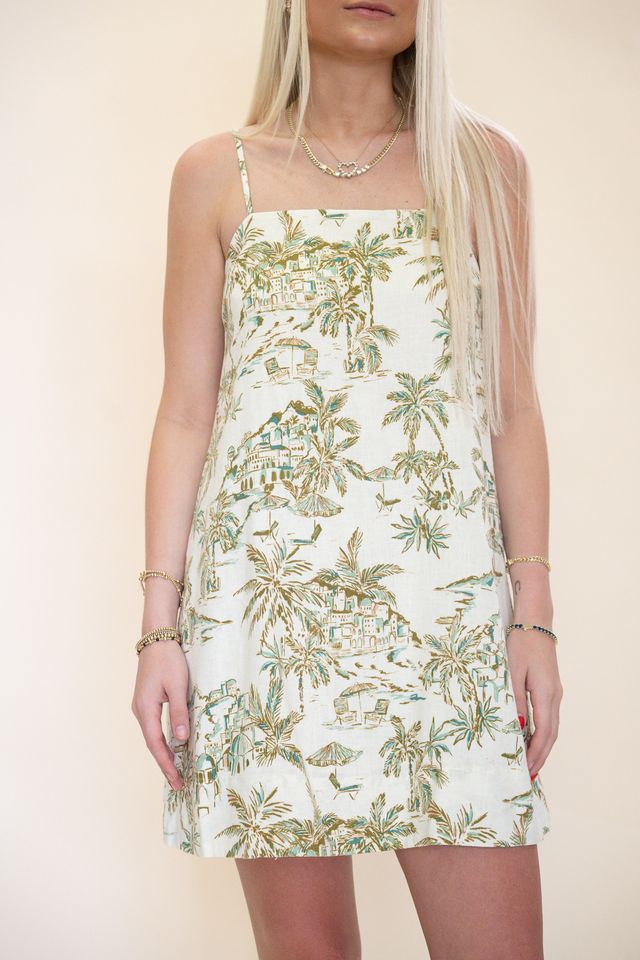 Maude Tiki Tide Mini Dress