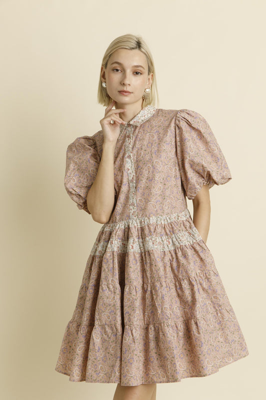 Blush Harmony Midi Dress